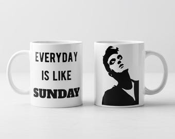 Morrissey Everyday is Like Sunday Mug - Double Sided Morrissey Song Mug