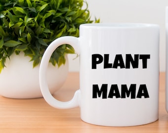 植物マママグカップ、植物パパギフト、植物ママ、面白い植物マグカップ、植物愛好家マグカップ