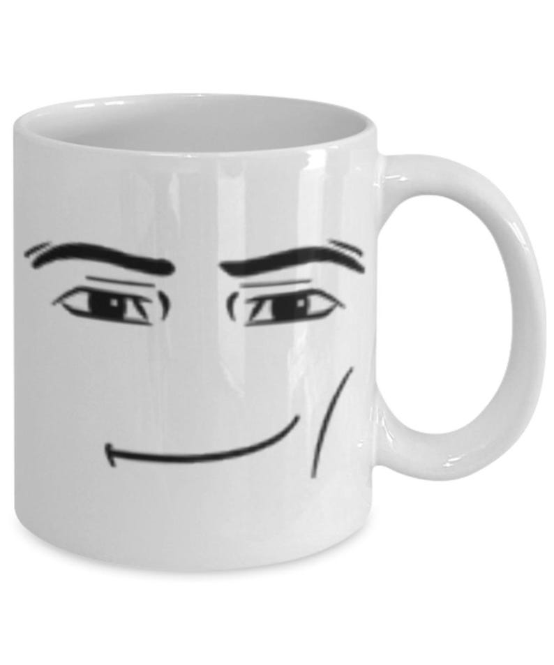 Roblox Gift - Roblox man mug, Roblox guy mug, Roblox face, Roblox block face mug, funny gamer mug image 5