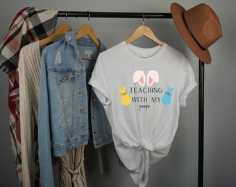 Teacher Easter Shirt, Teacher T-Shirt, Teacher Gift, Cute Teacher Shirt, Easter Shirt, School Shirt, Easter Shirt Women, Cute Easter