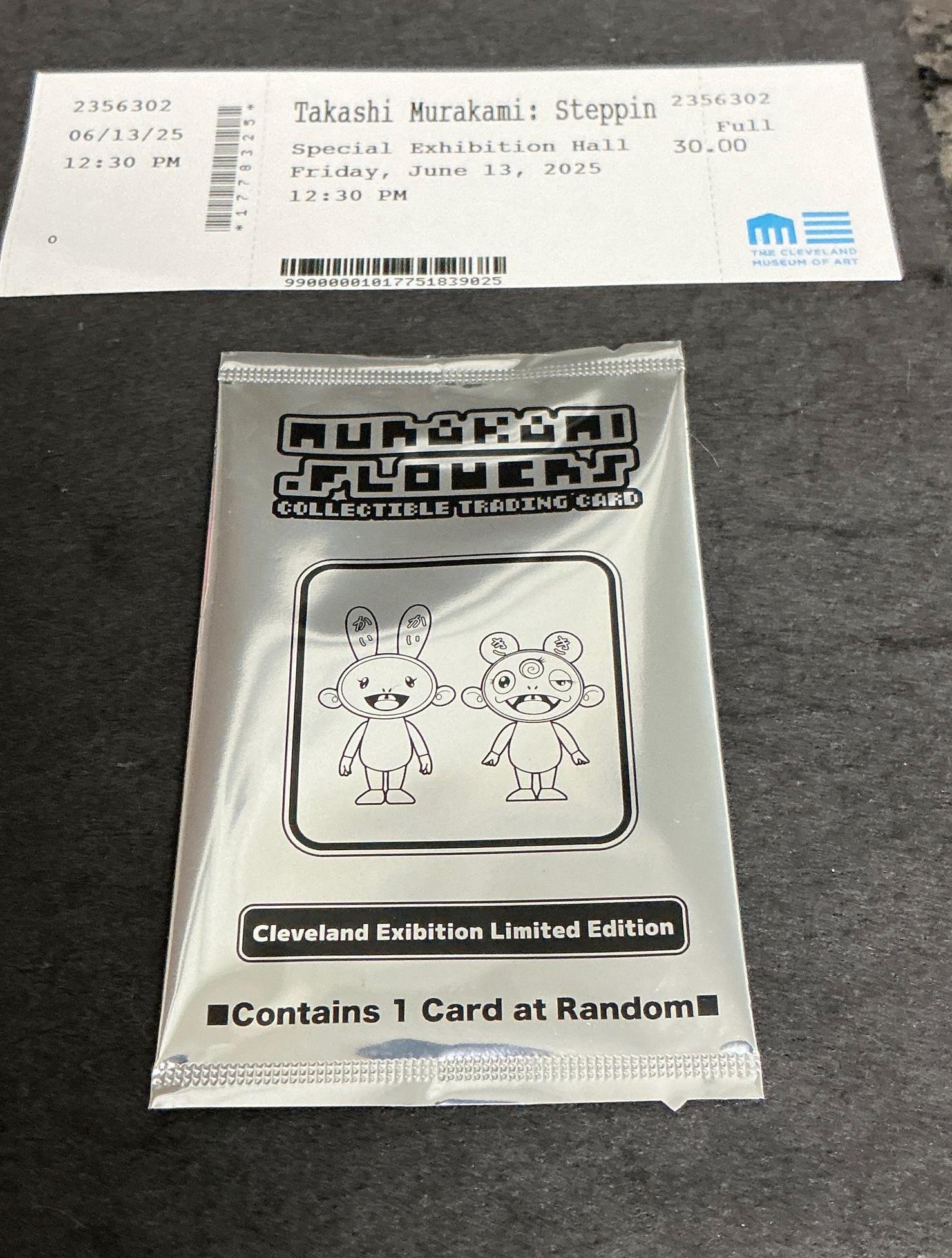 Takashi Murakami Flowers Collectible Trading Card Cleveland