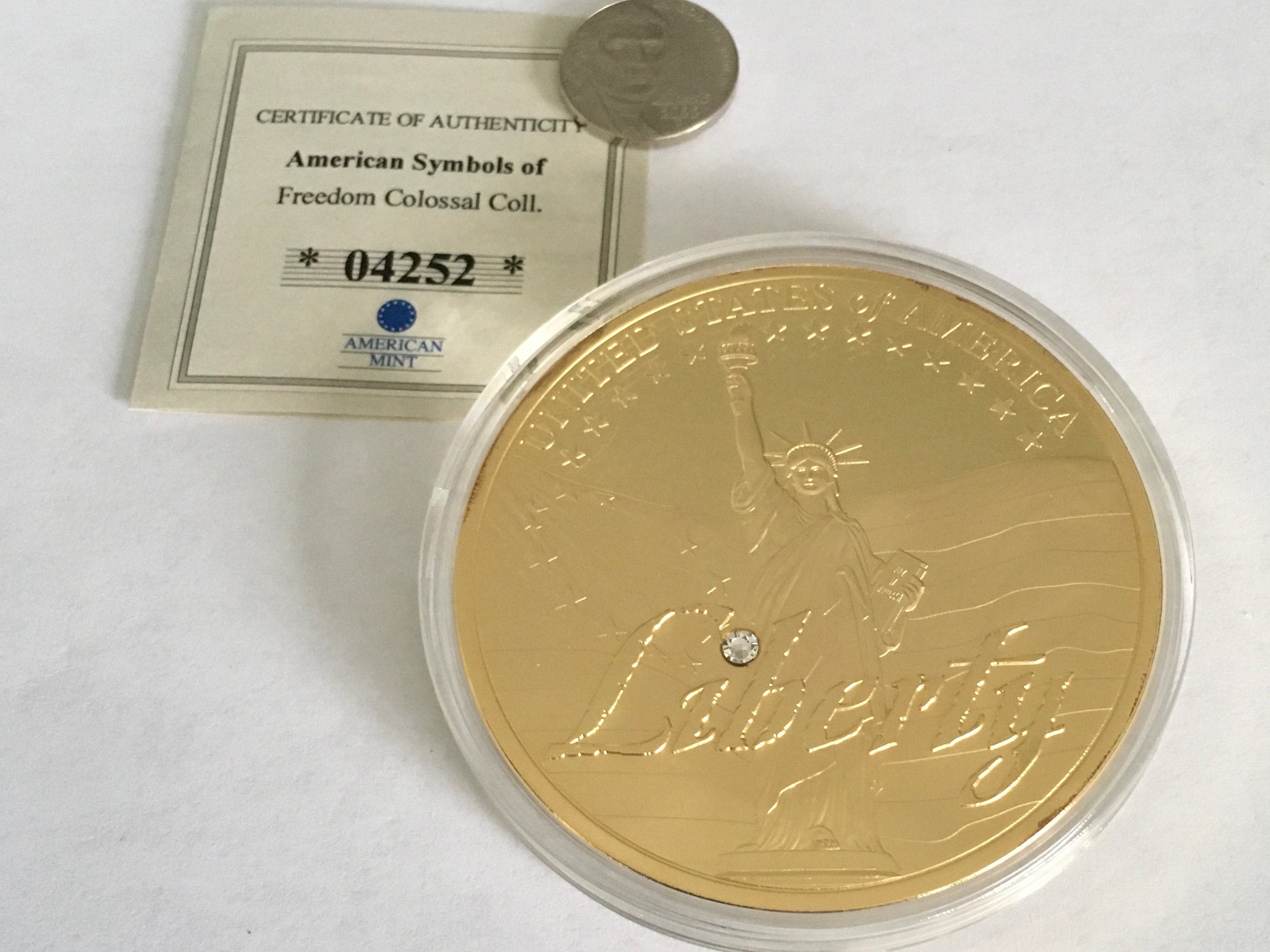 Symbols of Freedom Statue of Liberty Proof American Mint Coin - Etsy
