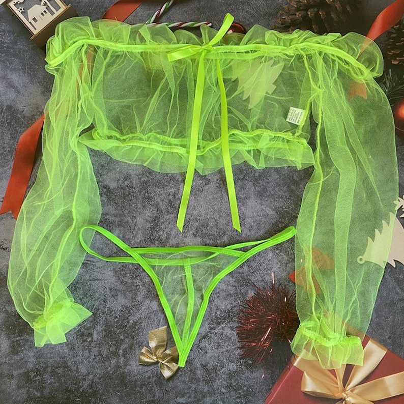 Amber's Super Hot Transparent Lingerie Set - Etsy