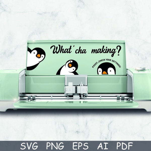 What Cha Making Penguins Svg, Penguins Svg, What Cha Making Penguins Cut file, Penguins  Cricut,Png,Svg Vinyl Cutter, Stages of Crafting Svg