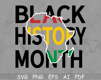 Black History Month SVG, Black Woman Svg, Black History, Cricut, Black History Cut file for ClipArt, Sublimation, Instant Download
