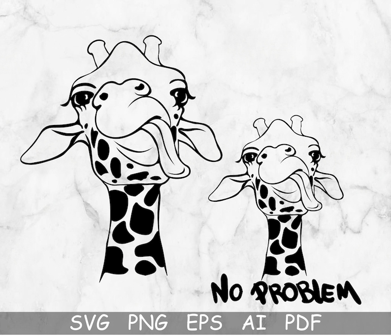 Giraffe Svg Giraffe Face Svg Fun Giraffe Svg Baby Giraffe - Etsy