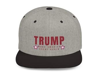 TRUMP - Gör Amerika stort igen - Flat Bill Cap