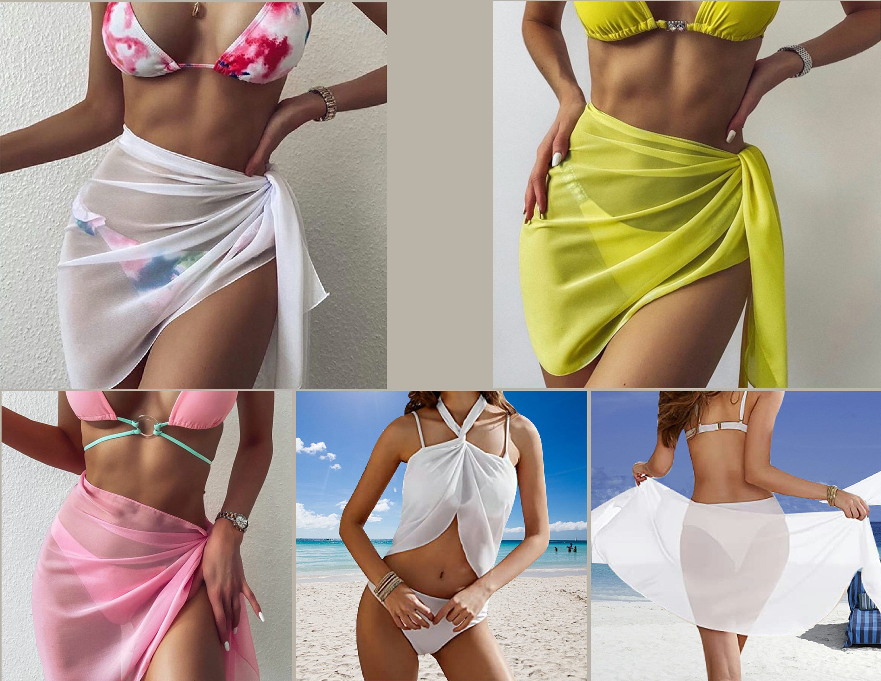 Wrap skirt bathing store suit cover up