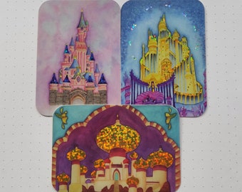 Sticker Pack Laptop, Disney Castle Vinyl-Aufkleber, Holographischer Aufkleber