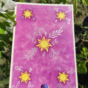 Impresión de acuarela de Rapunzel, pintura de acuarela del sol, acuarela de la princesa de Disney, decoración de la guardería de la niña, inspirada en Disney, acuarela brillante