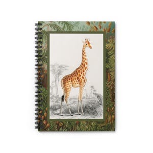 Carnet de notes vintage girafe - Junge Safari Stationery