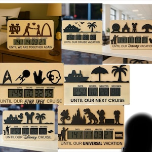 Custom Design Request for Customer - Countdown Timer | Digital Clock Keepsake |  Gift for Couple -