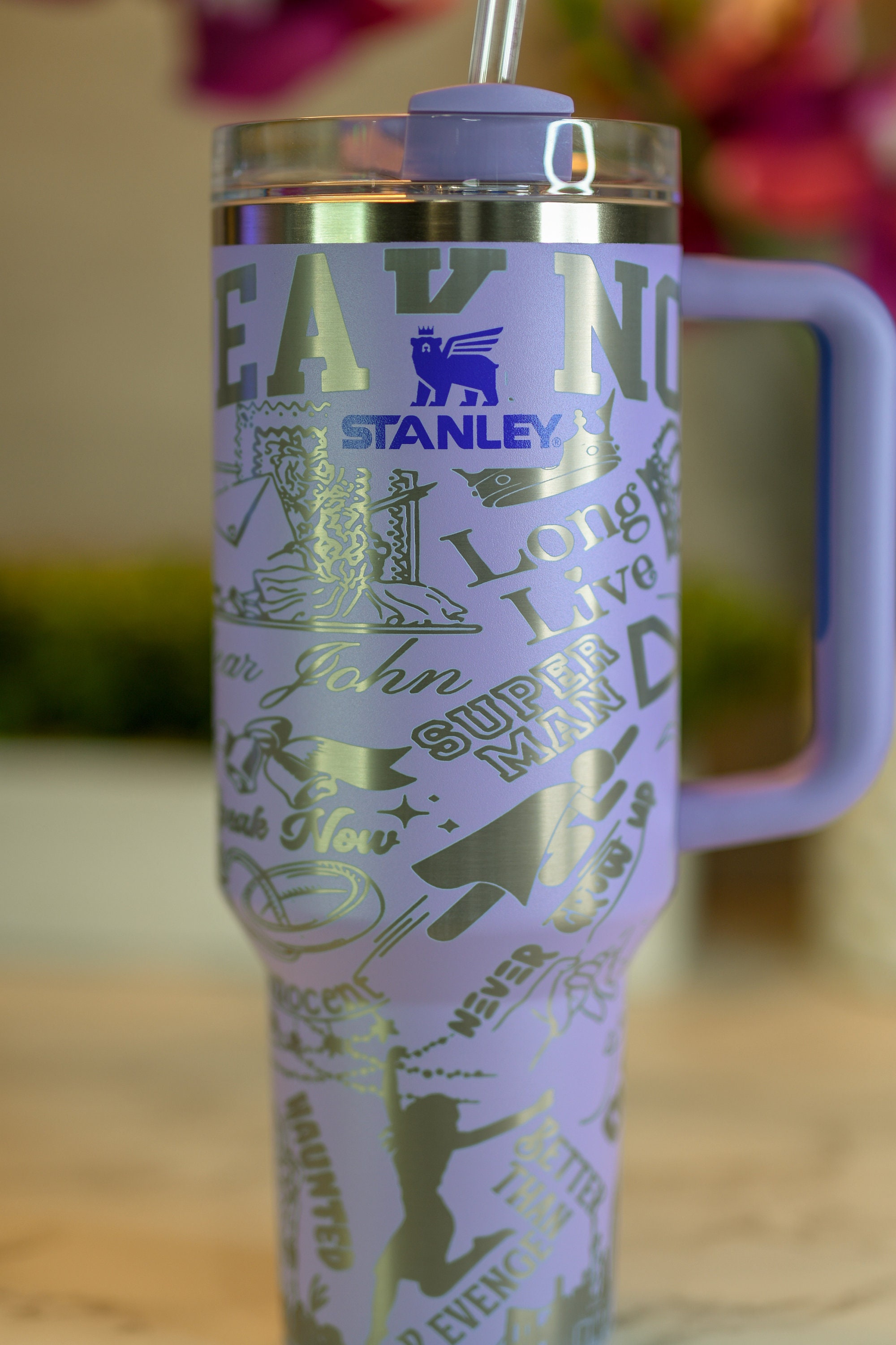 Stanley 30/40 Oz Quencher Taylor Swift 360 Laser Engraving Gifts for Him/  Her/ Christmas/ Holidays 