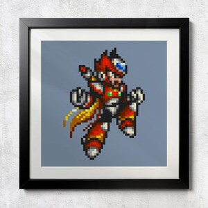 SNES Megaman X Zero Poster (choose your pose) - Unframed Wall Print