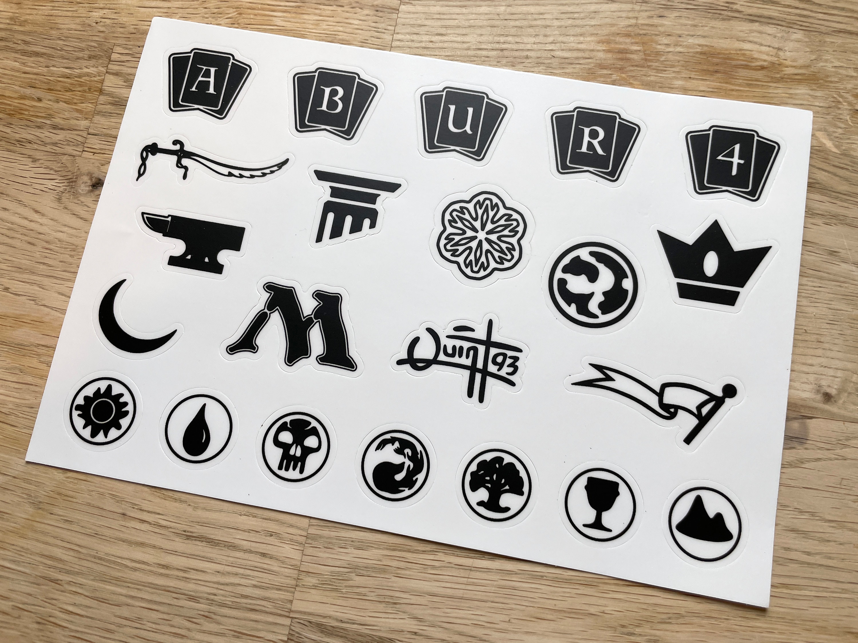 Magic the gathering set stickers - Etsy 日本