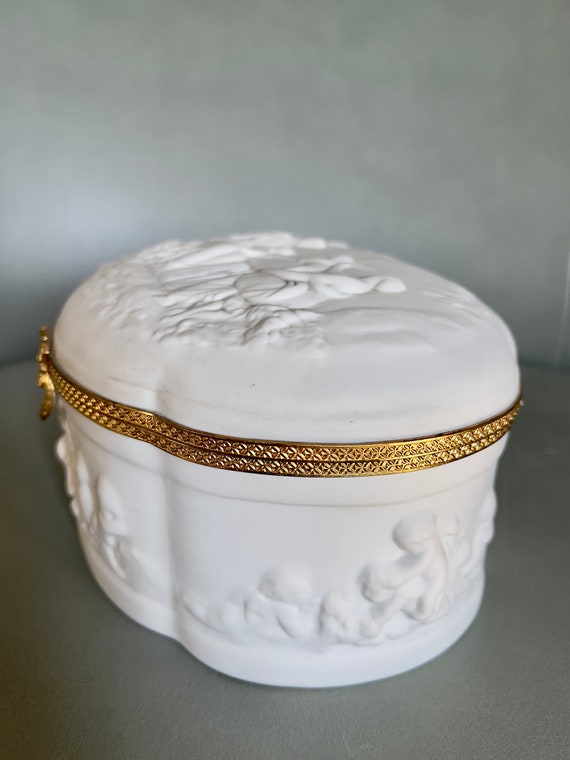 Limoges J.L.Coquet dresser box jewelry casket - image 10