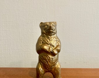 Gold bear money box Gold bear money box