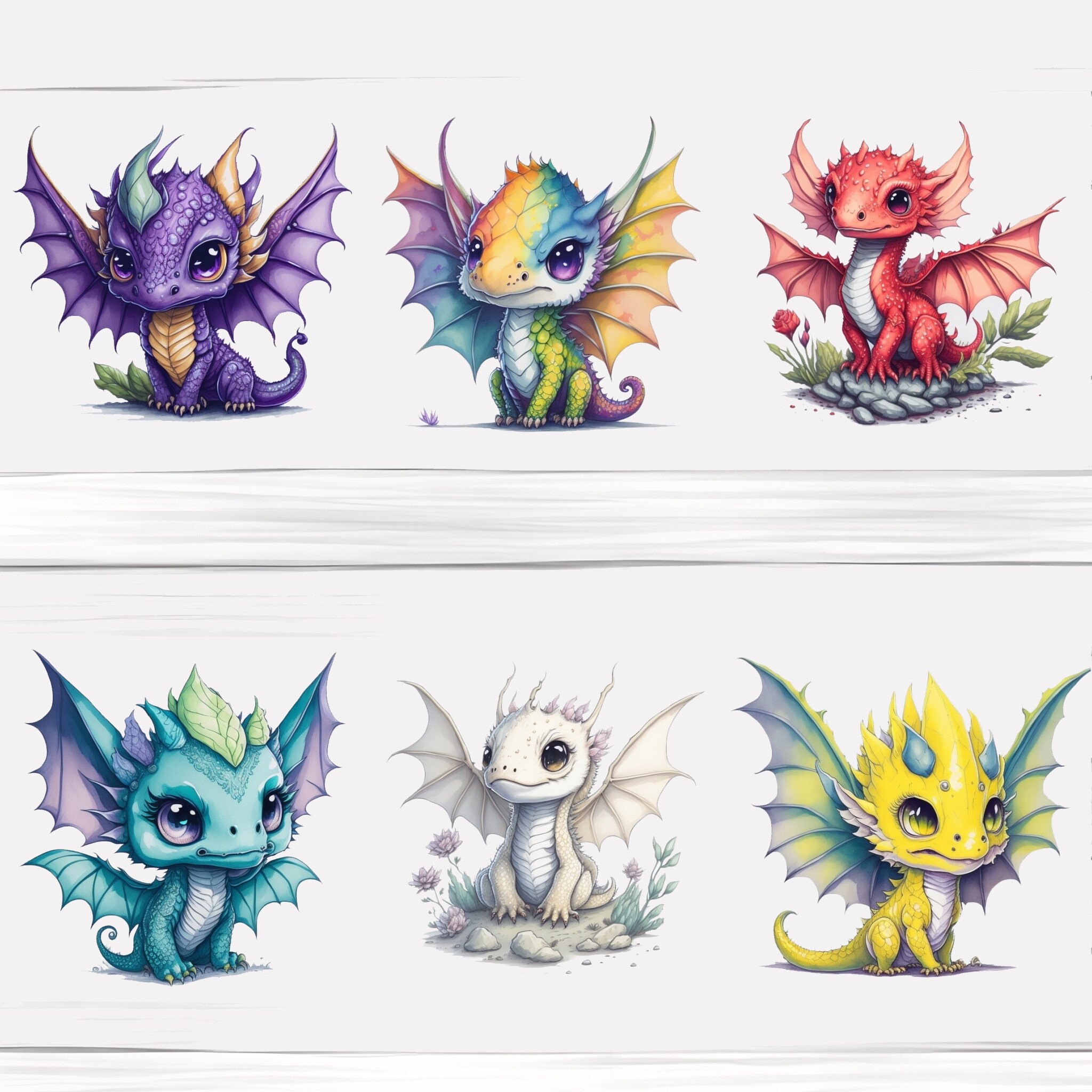 Baby Ice Dragons Drawings