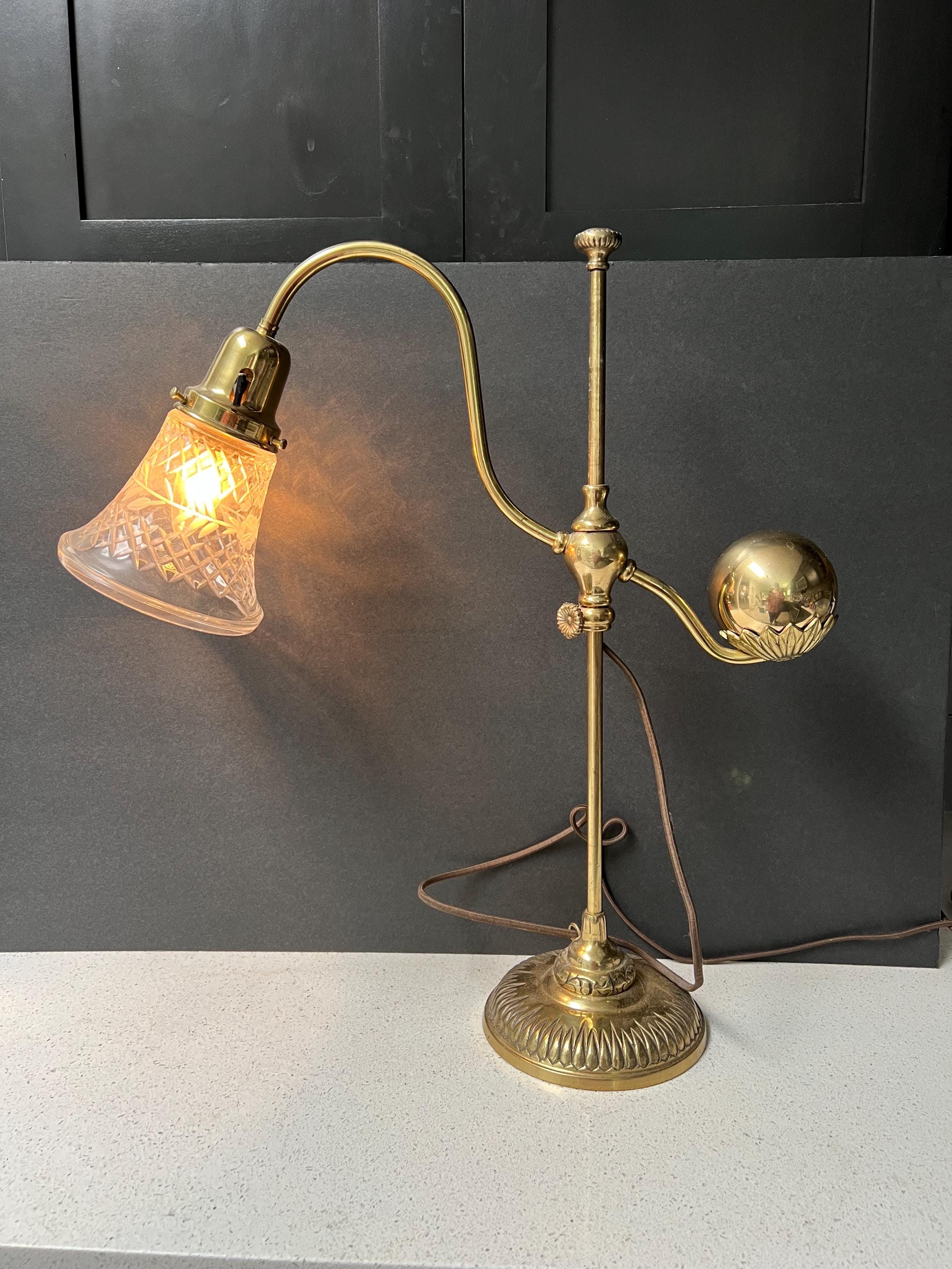Antique Brass Lamp