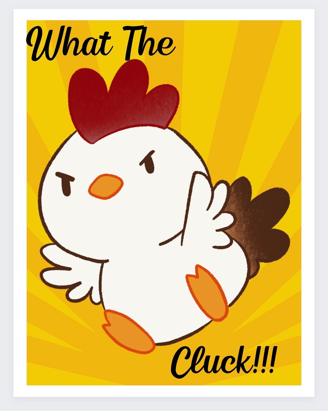Funny Chicken Svg Animal Quote Svg Colorful Chicken Svg Funny Chicken
