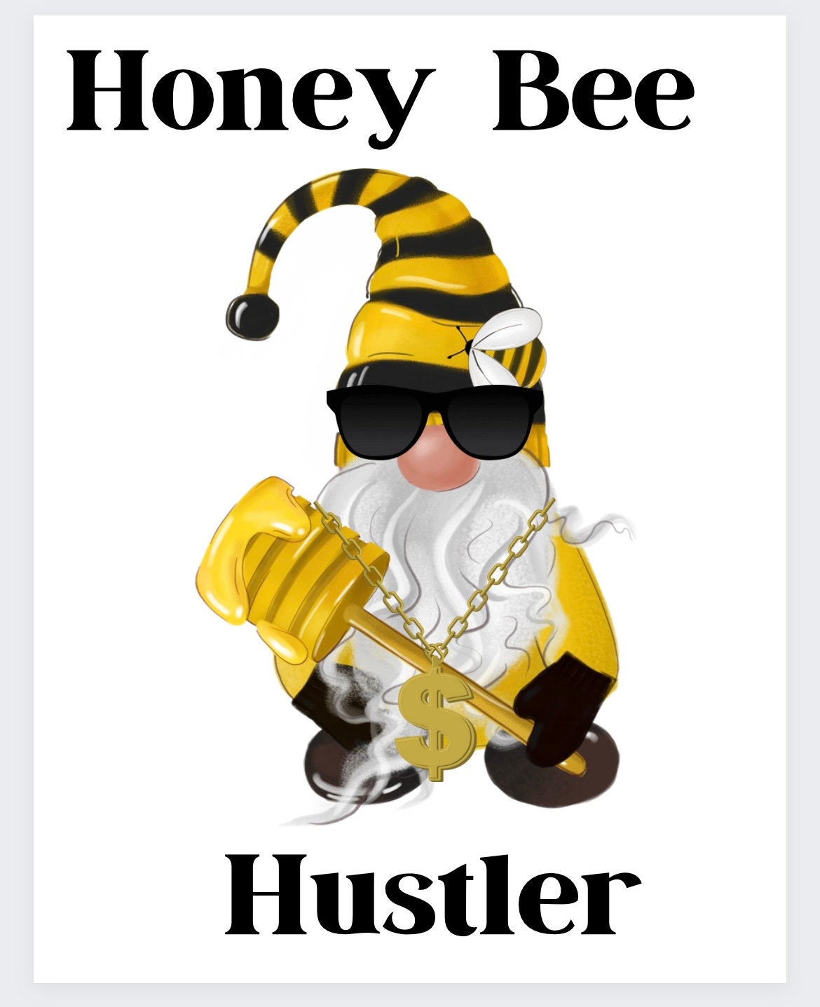 Lustige Honigbiene SVG Biene Bauer SVG Honigbiene svg Imker Wichtel