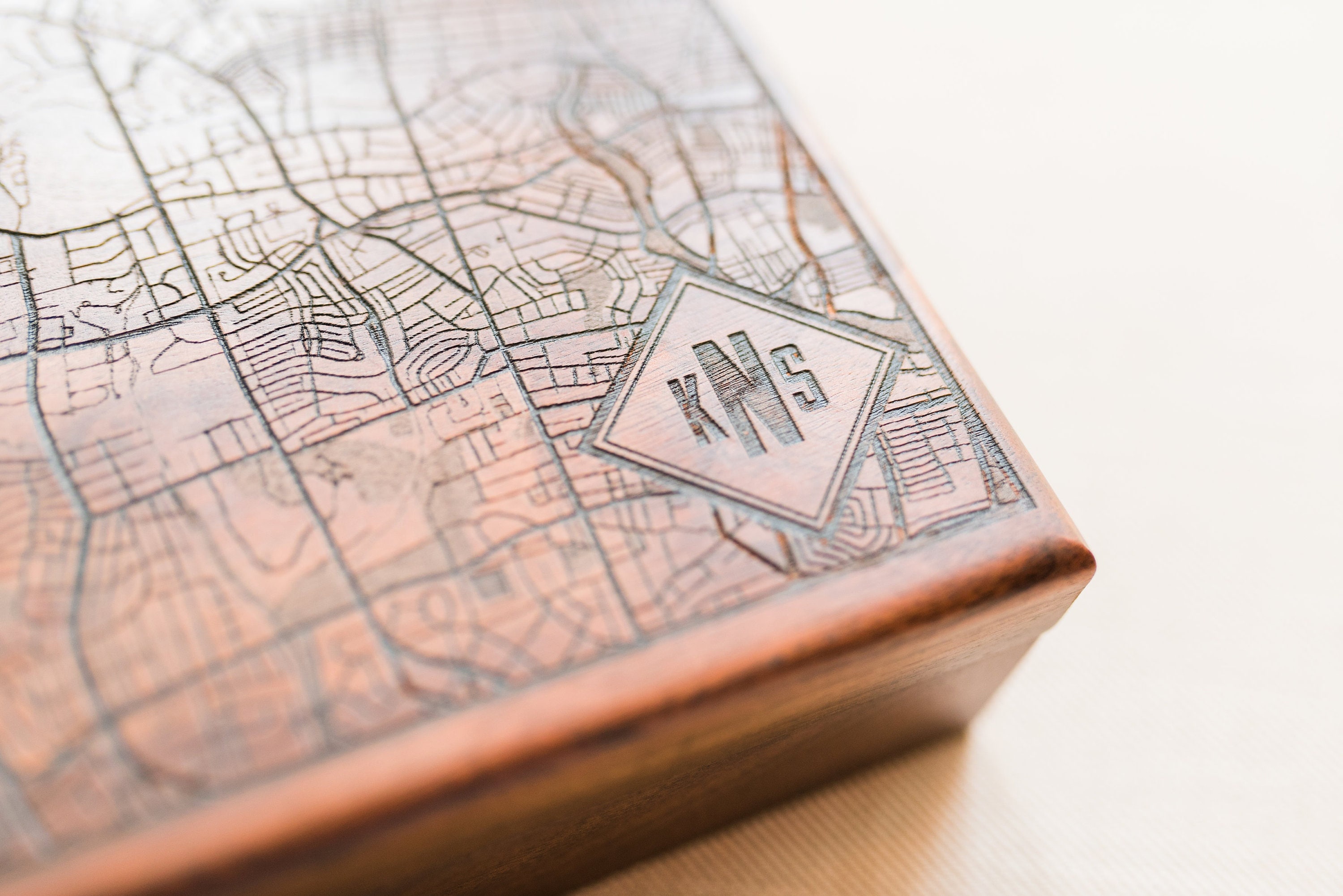 Personalized Map Box - Etsy