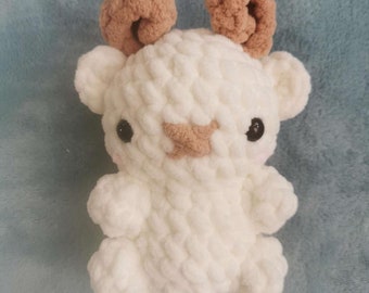 Handmade cute crochet animal goat plush home deco