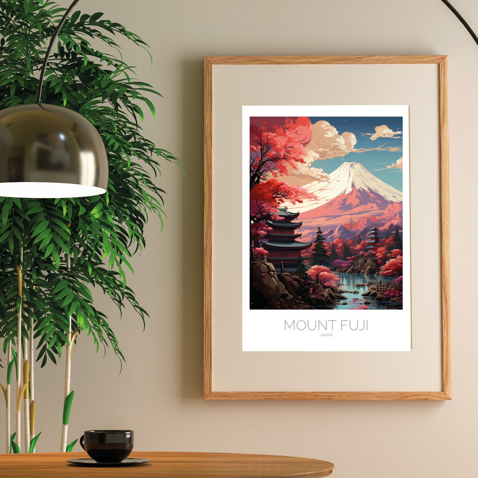Mount Fuji - Japan - Home Decor Poster, Gift, Travel Souvenir, Wall Art ...