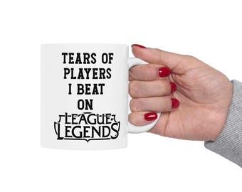 Taza de jugador de League of Legends: Lágrimas de los jugadores que vencí