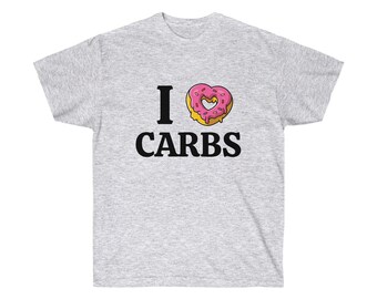 I Love Carbs Herz Donuts 1 T-Shirt