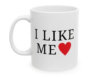 I Like Me Heart Mug Deadpool and Wolverine Superhero Movie