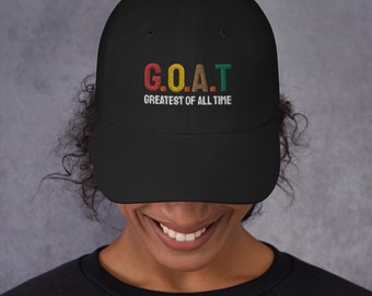 Embroidered GOAT Greatest of all time hat
