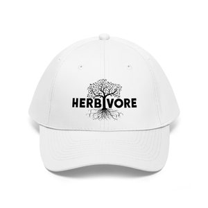 Embroidered Herbivore Twill Hat