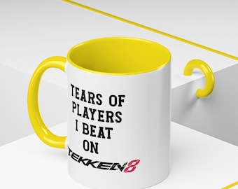 Taza de cerámica para gamer de Tekken 8: Lágrimas de jugador