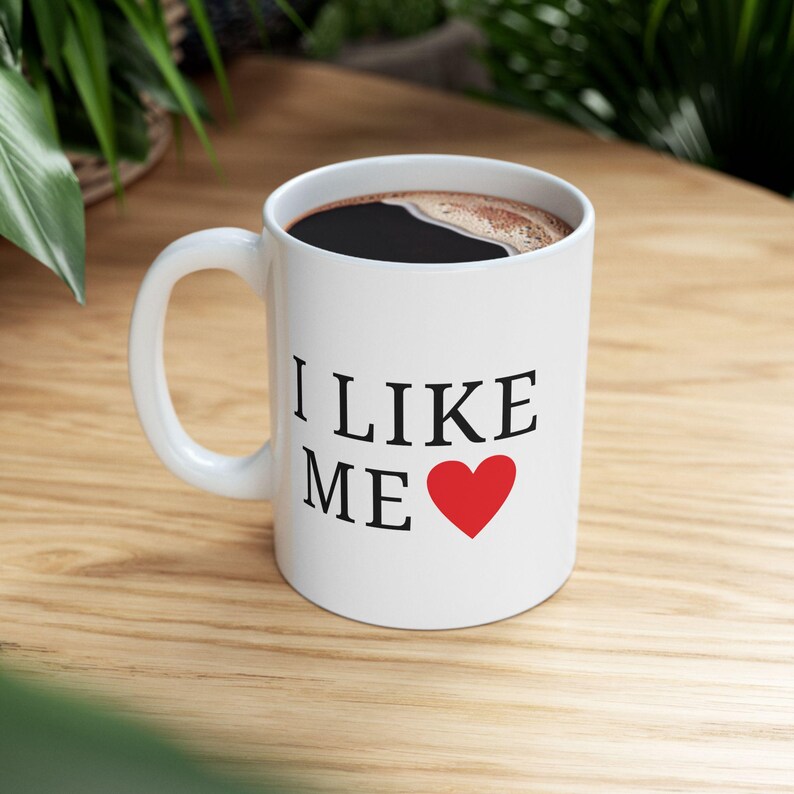 Taza Corazón I Like Me Deadpool y Wolverine Película de Superhéroes imagen 2