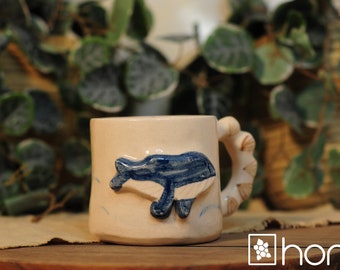 Whale Mug No3 Handmade Ceramic