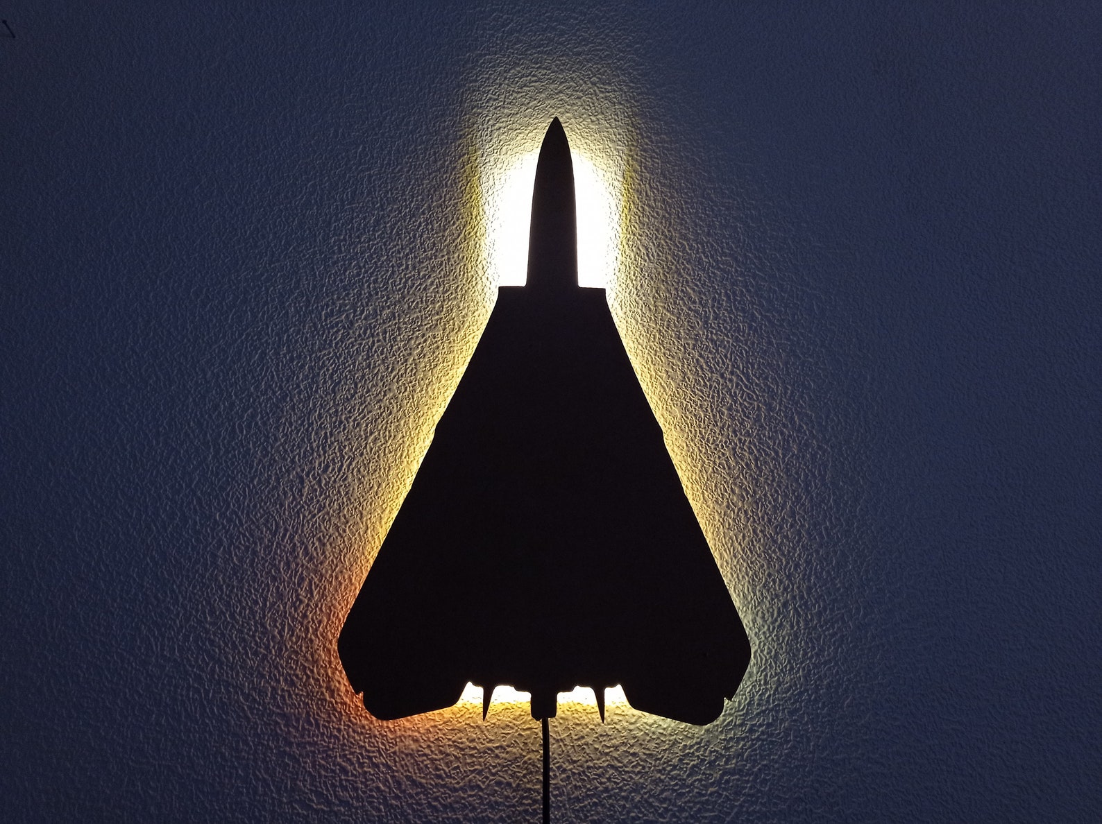 Top Gun Led Light F14 Tomcat Topgun - Jet Fighter Plane LED MDF Mural Lighting Decoration ...