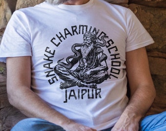 Camiseta escolar Snake Charming: Camiseta gráfica Jaipur