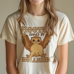 Vintage Owl T-Shirt: Funny Western Meme Tee