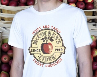 McCocken's Cider Tee, Apple Cider Shirt, Adult Mature Suggestive T-Shirt