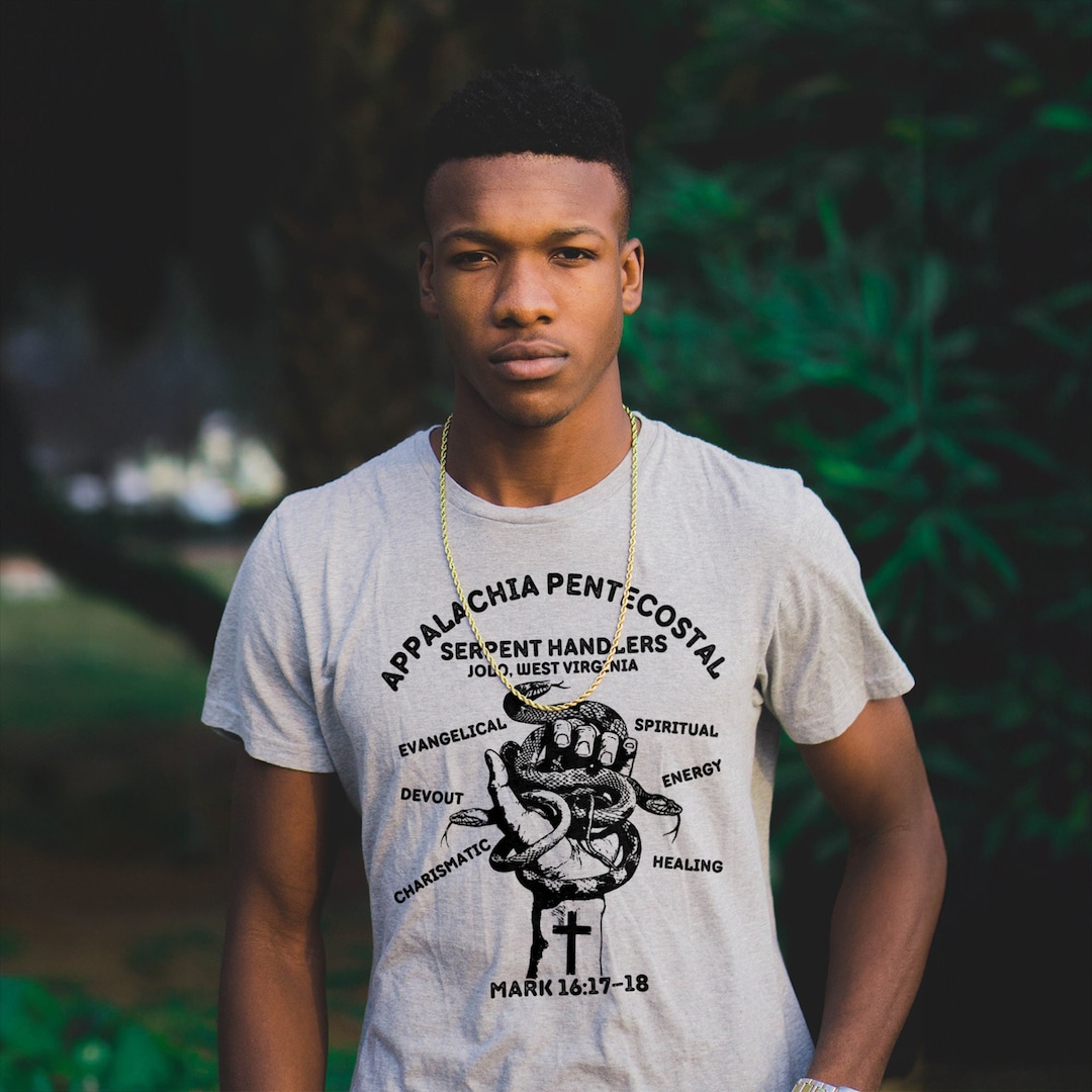 Snake Handling Church T Shirt Cool Snake Shirt Weird Shirts Occult T S ...