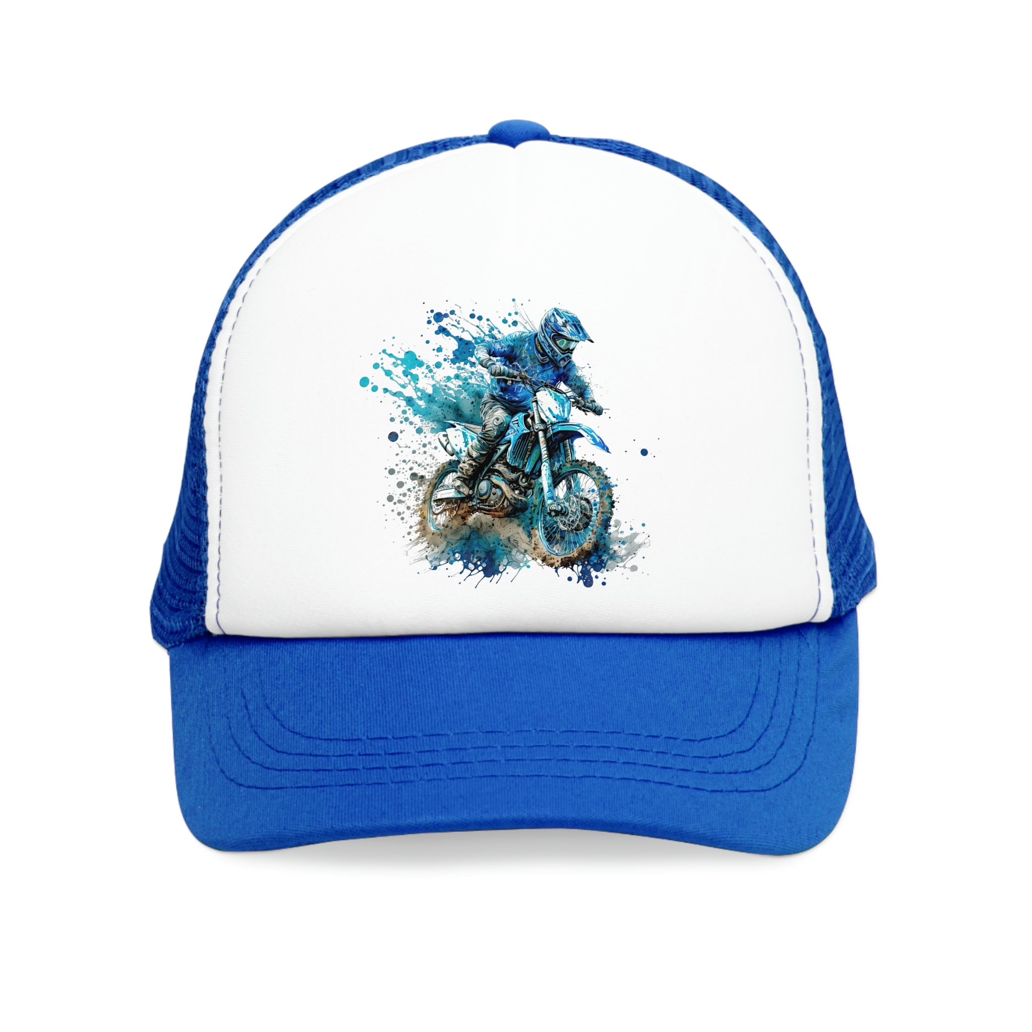 Dirt bike Mesh Cap | Motocross Mesh Hat | Dirt bike Apparel |Ideal Holiday Gift for Dirt Bike Enthusiast |