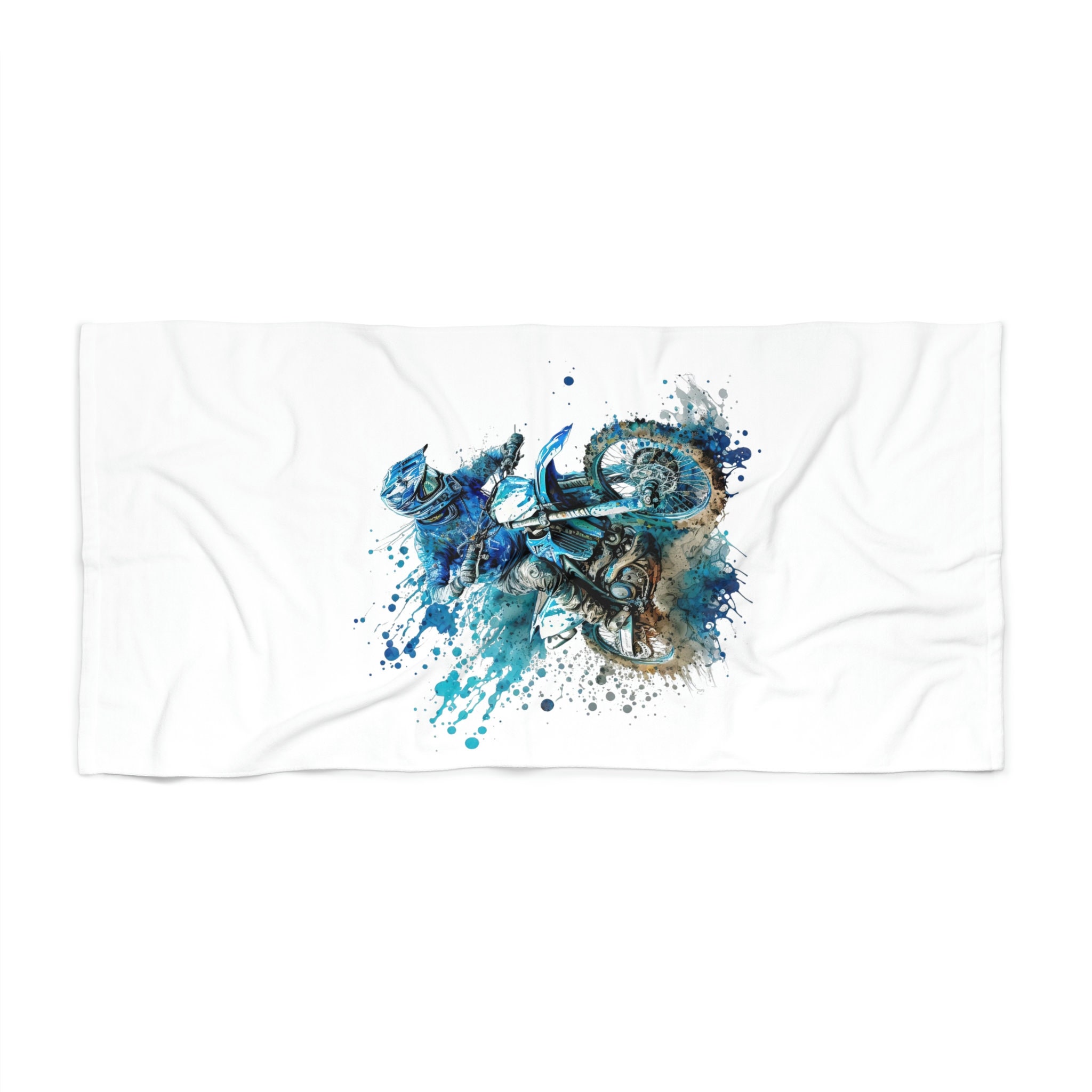 Dirt Track Racing Beach Towel RBR