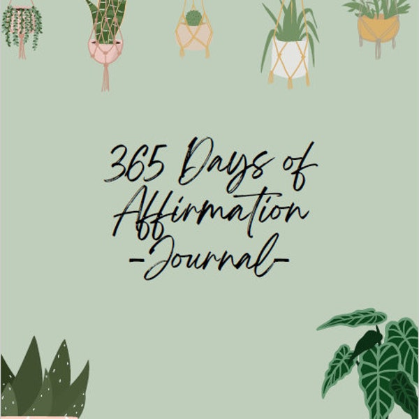 365 Days of Affirmtations - Lined Journal (8.50 x 11.00in)