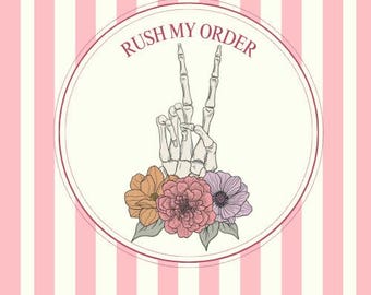Rush order fee