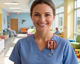 Nurse badge reel holder custom ID holder icu badge reel cna gift for nurse and employee ID badge holder pediatric and emergency room RN Xray