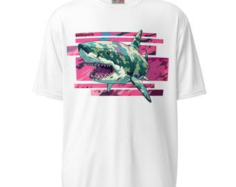 Rise of the Killer Shark Zombie: Entfessle die Angst mit unserem furchteinflößenden T-Shirt!