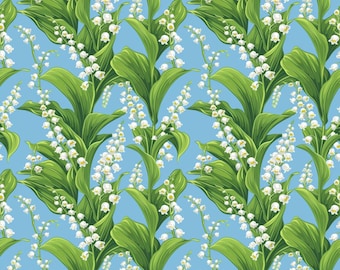 Lilies of the valley - seamless Patterns