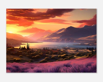 A4 Poster - Lavendel Field