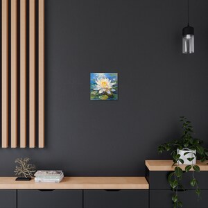 Beautiful White Lotus Canvas Print - Floral Wall Art - Flower Lover ...